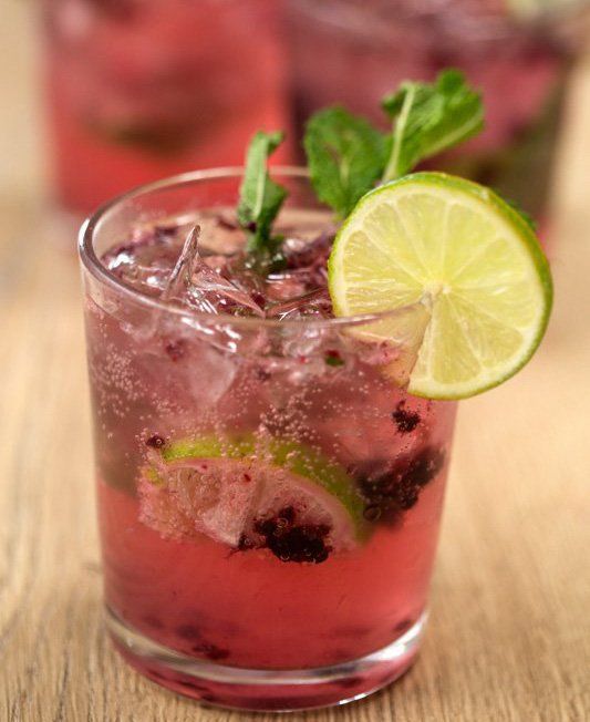 Blackberry smash  from Social Eatery Winston Churchill in Mississauga