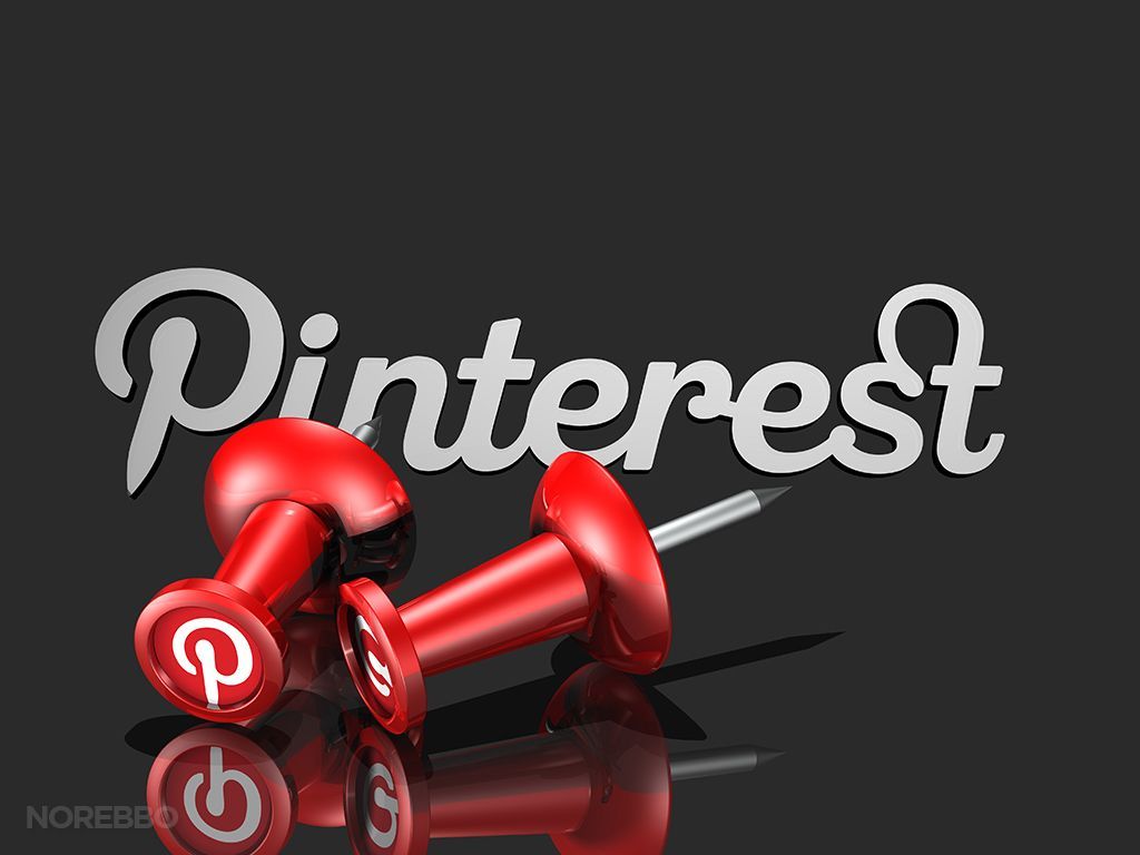 Pinterest with pins