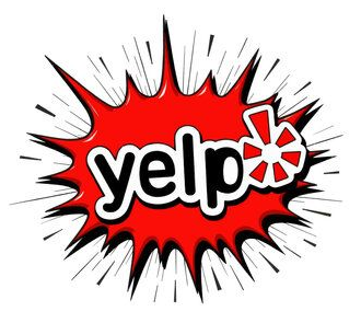 Yelp logo splash