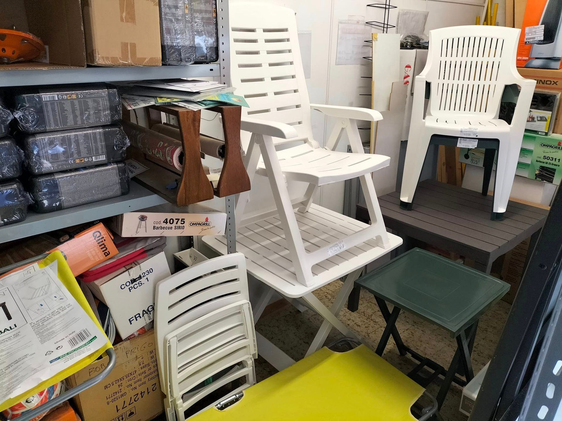 arredo giardino in plastica