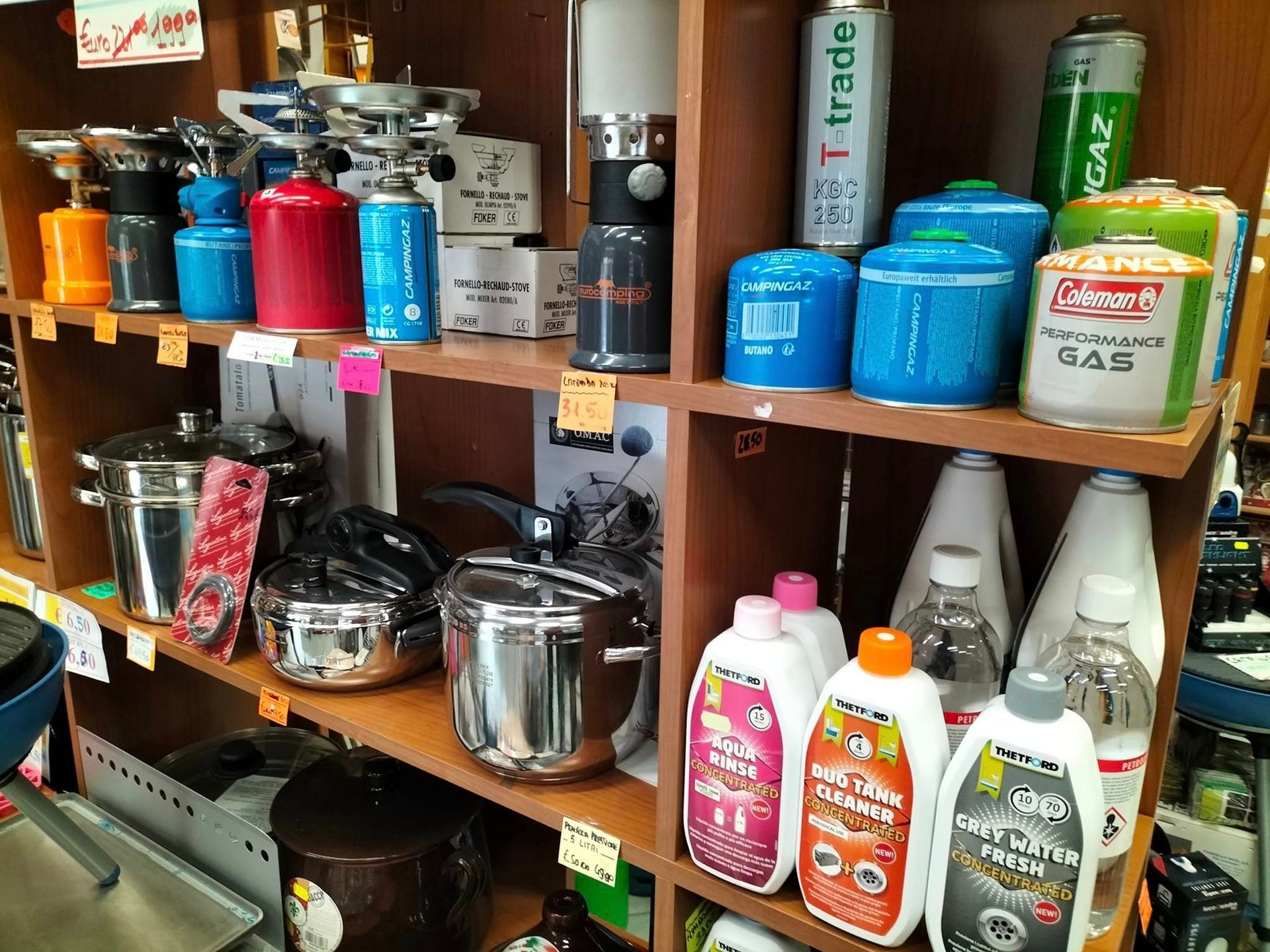 fornelli da campo e ricariche