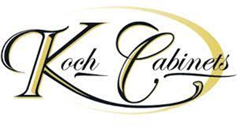 It is a logo for a company called koch cabinets.