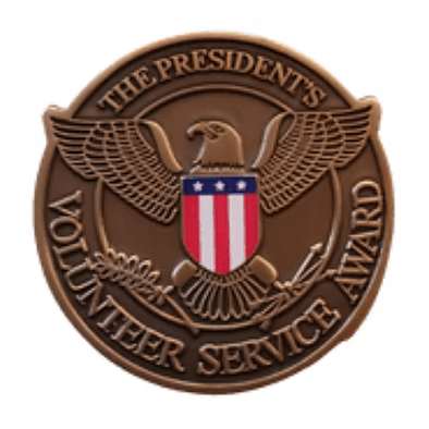 The President's Volunteer Services Award bronze 