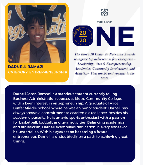 A poster with a picture of a man and the word one on it