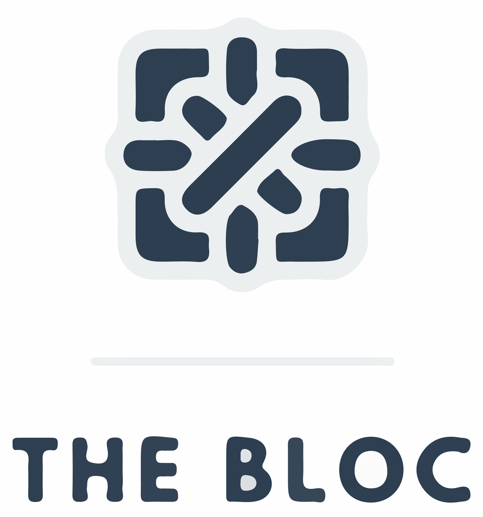 A logo for the bloc is shown on a white background.