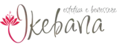 Logo per Ikebana estetica e benessere, caratterizzato da un fiore di loto rosa stilizzato e testo in corsivo.