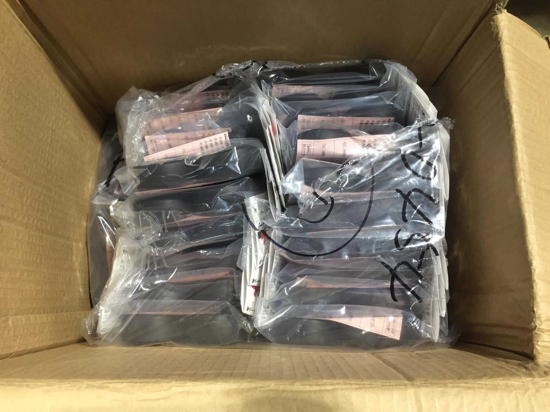 Cardboard Box Filled With Packages In Plastic Wrap, With Paper Inserts — Midtown Hobbies In Lismore, NSW