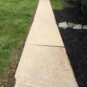 clean sidewalk