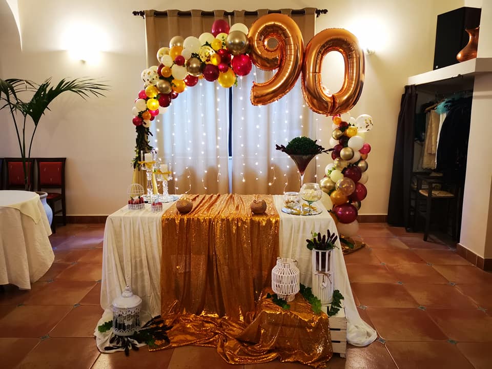 allestimento per festa di compleanno