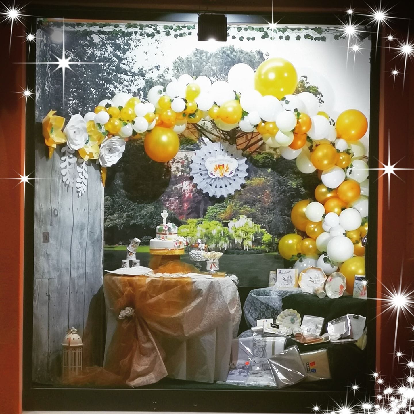 addobbi con palloncini per chiese