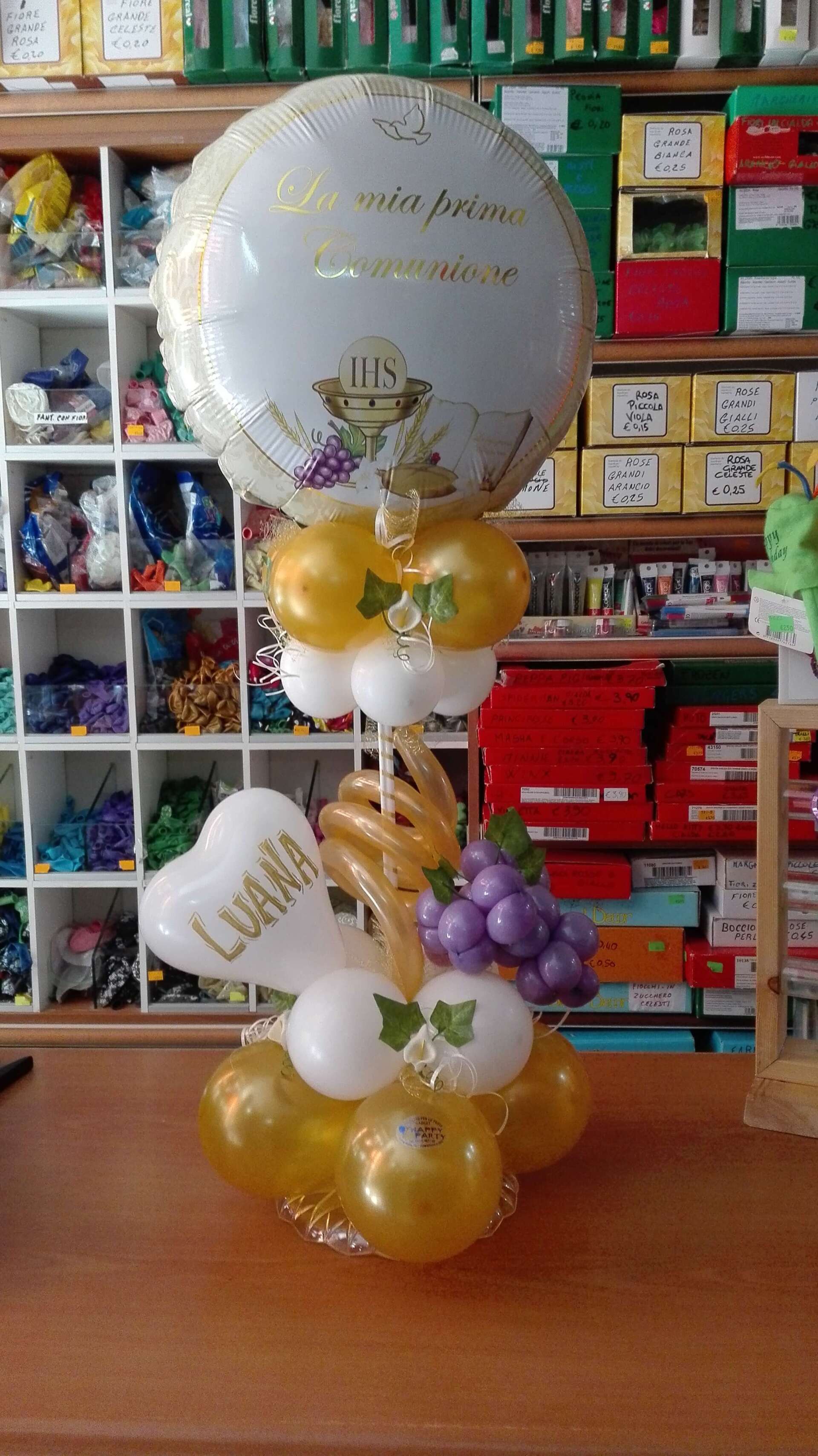 palloncini per comunioni