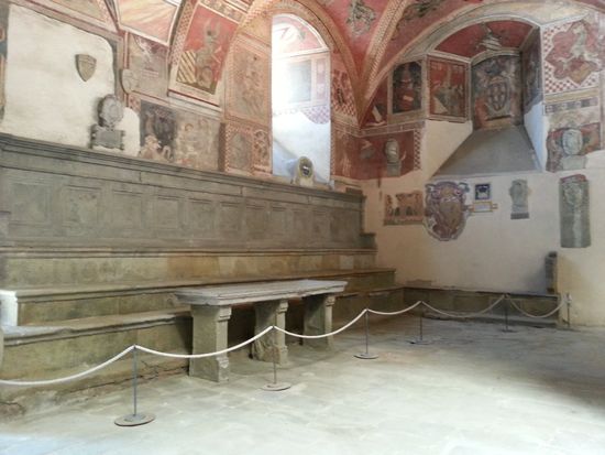 L'atrio del Palazzo Pretorio Guida turistica di Pistoia Stella Fabiano