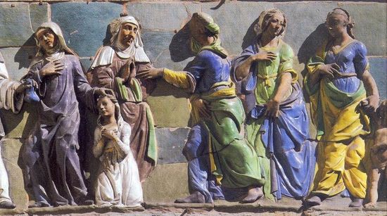 Particolare del Fregio dell'Ospedale del Ceppo Guida turistica di Pistoia Stella Fabiano