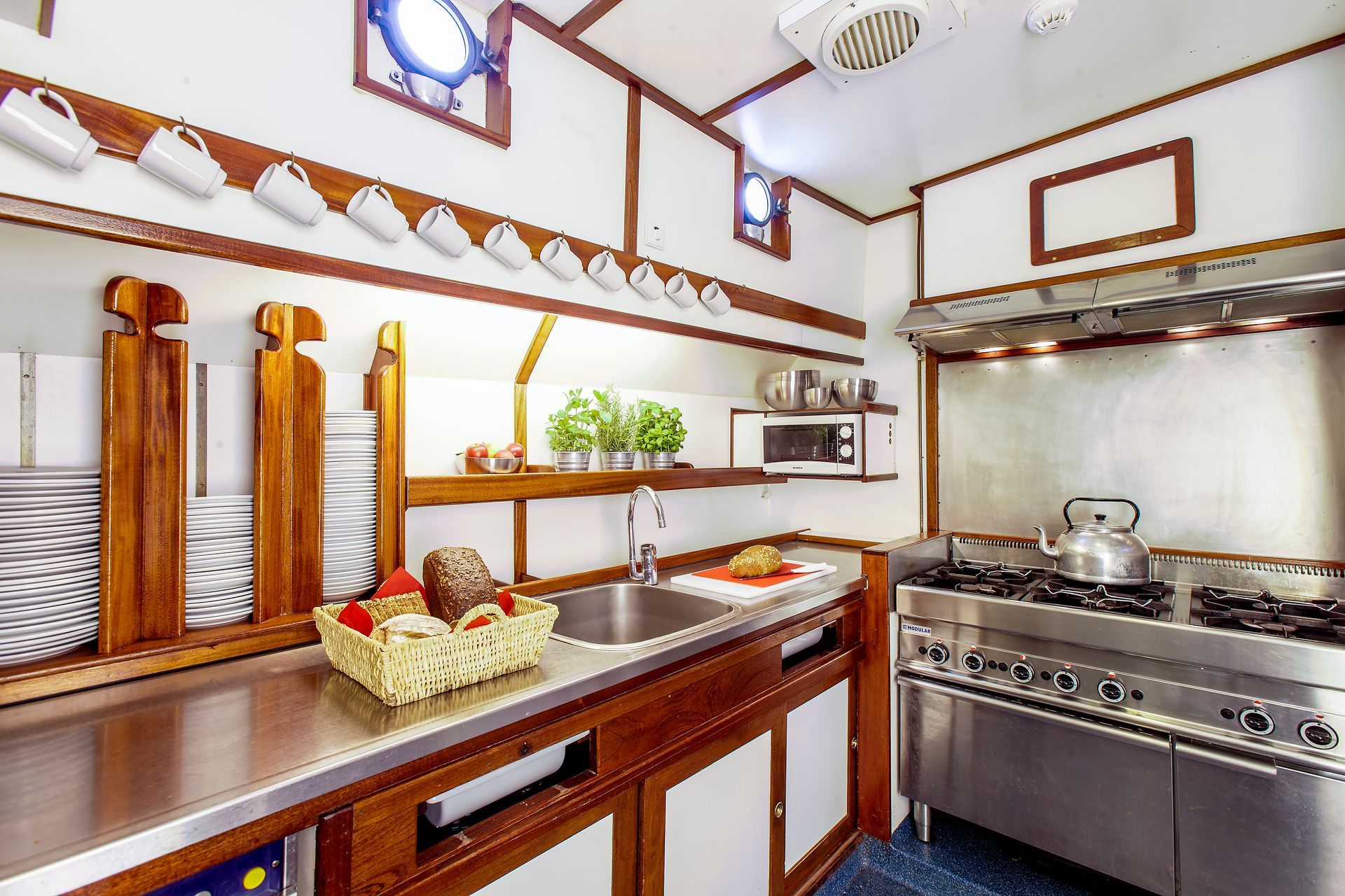 keuken of kombuis zeilschip morgana