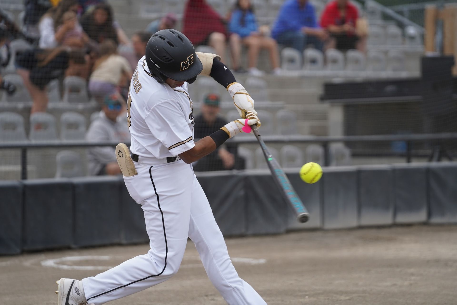 Jordan Solorio Northeast Drillers hits a ball