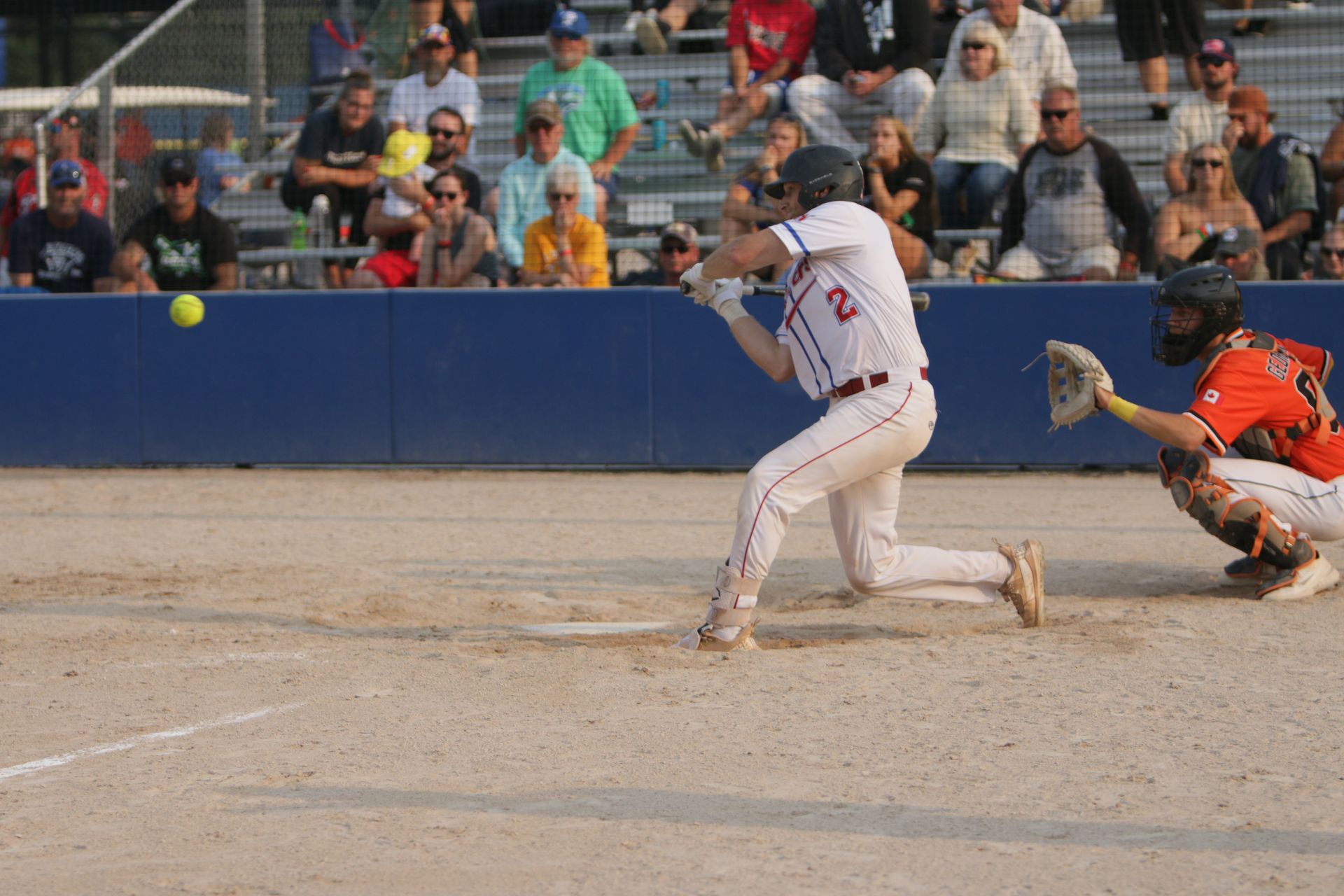 Kyle Linton Midland Explorers making a pitch