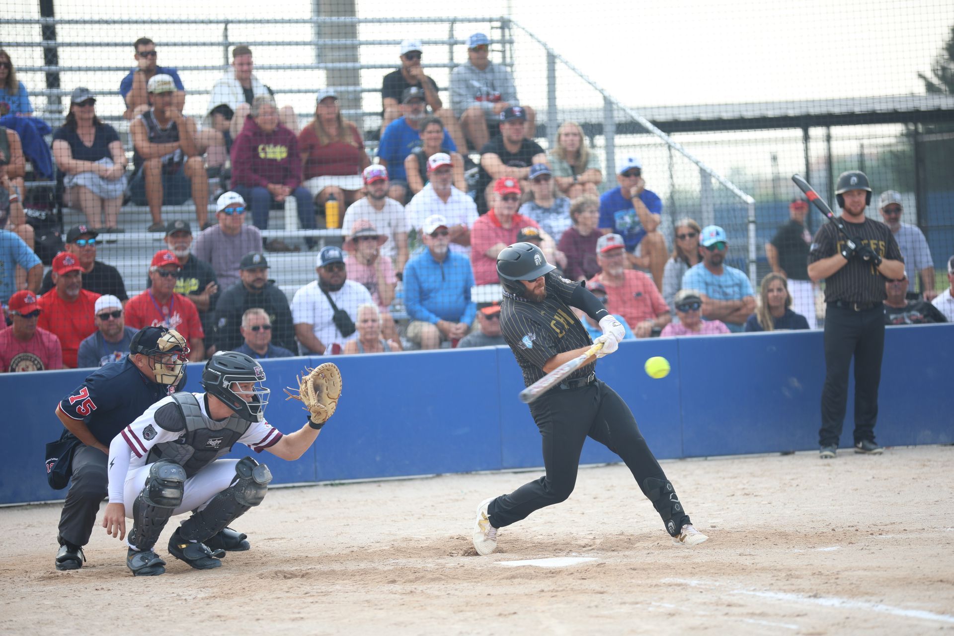 Shane Boland Hill United Chiefs homers for the second time in the 2025 ISC World Tournament Championship Game