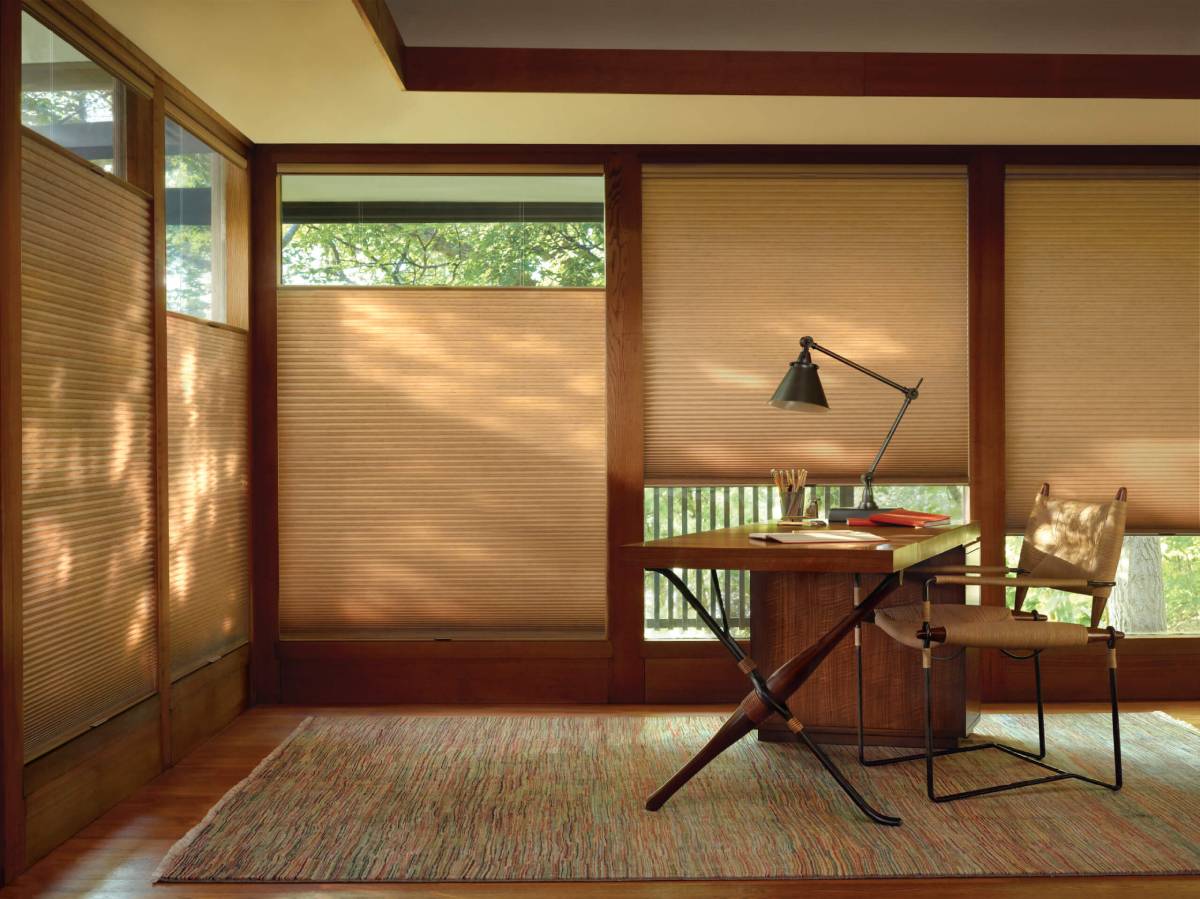 Hunter Douglas Duette® Honeycomb Shades, motorized blinds, smart blinds, automatic blinds near Chicago, Illinois (IL)