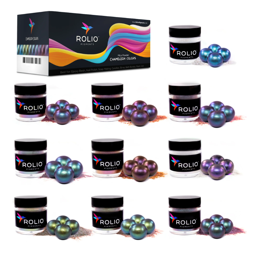 10 Chameleon mica powder color shift powder pigment