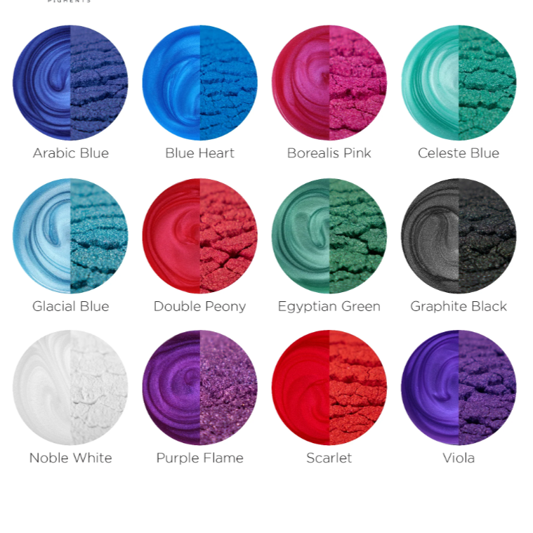 12 northern lights powder vs in-use mica powder