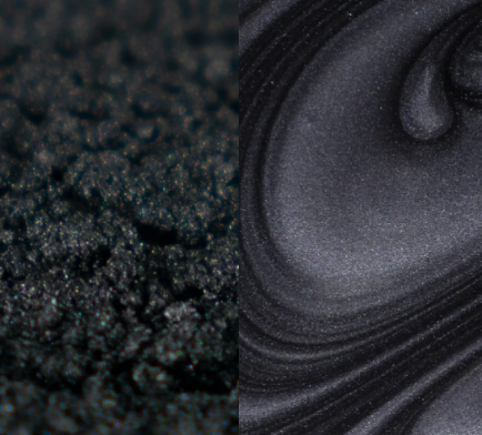 Coal Mica Powder available from Wasilla, Alaska in 1 lb and 50g sizes