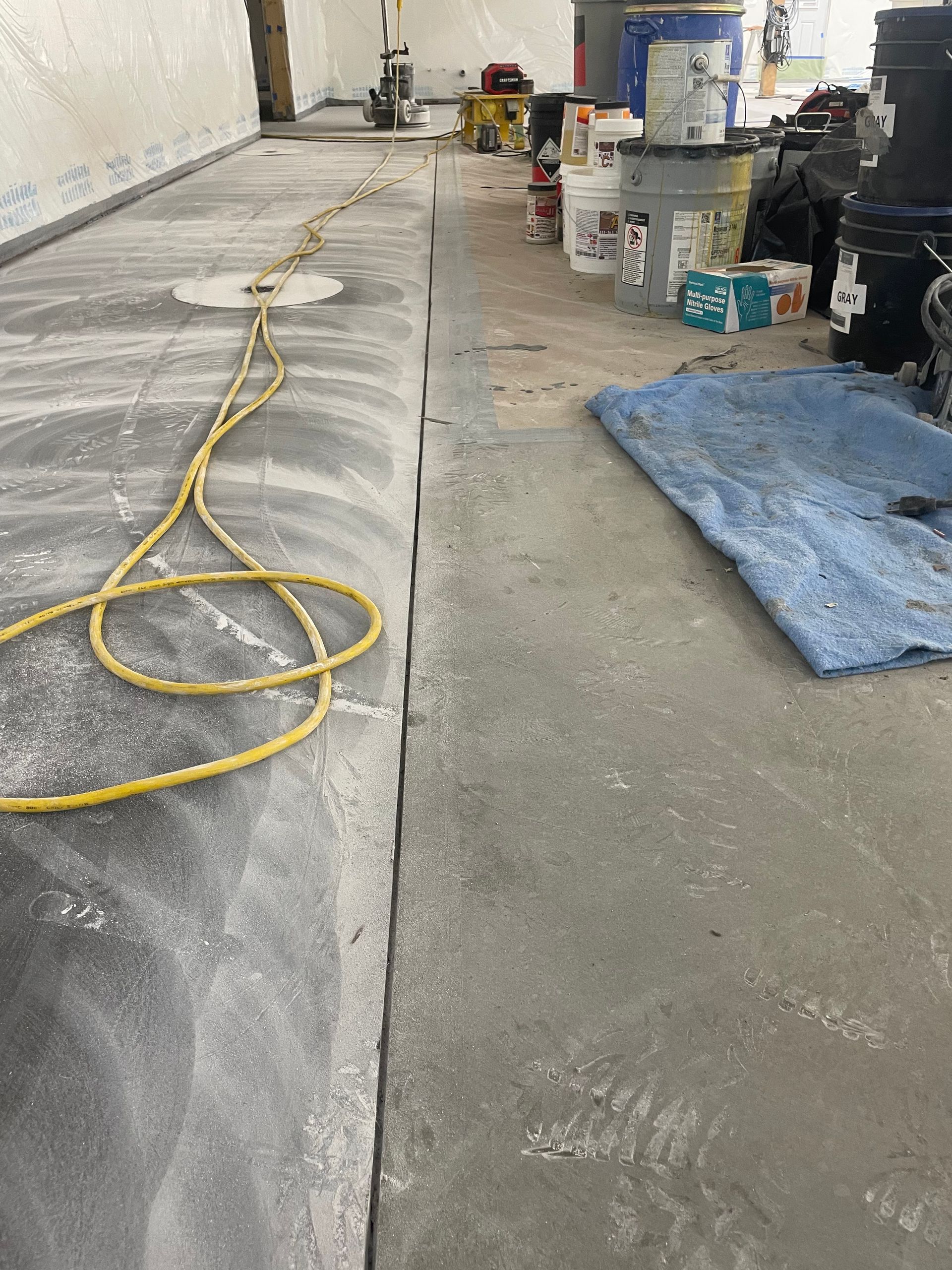 Professional Concrete Surface Preparation by GH Alaska Epoxy Installation Contractors