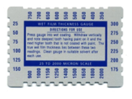 Mil Gauge used while installing Epoxy Floors