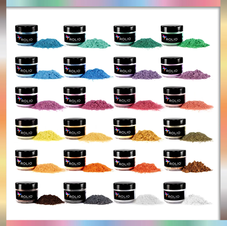 Mica Powder used for Epoxy Pigment, 24 Pastel colors