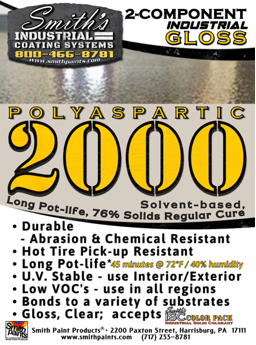 Polyaspartic Gloss Coating for Epoxy Floors Alaska