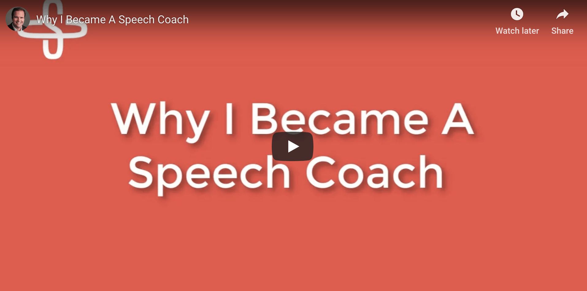 Why I Became a Speech Coach