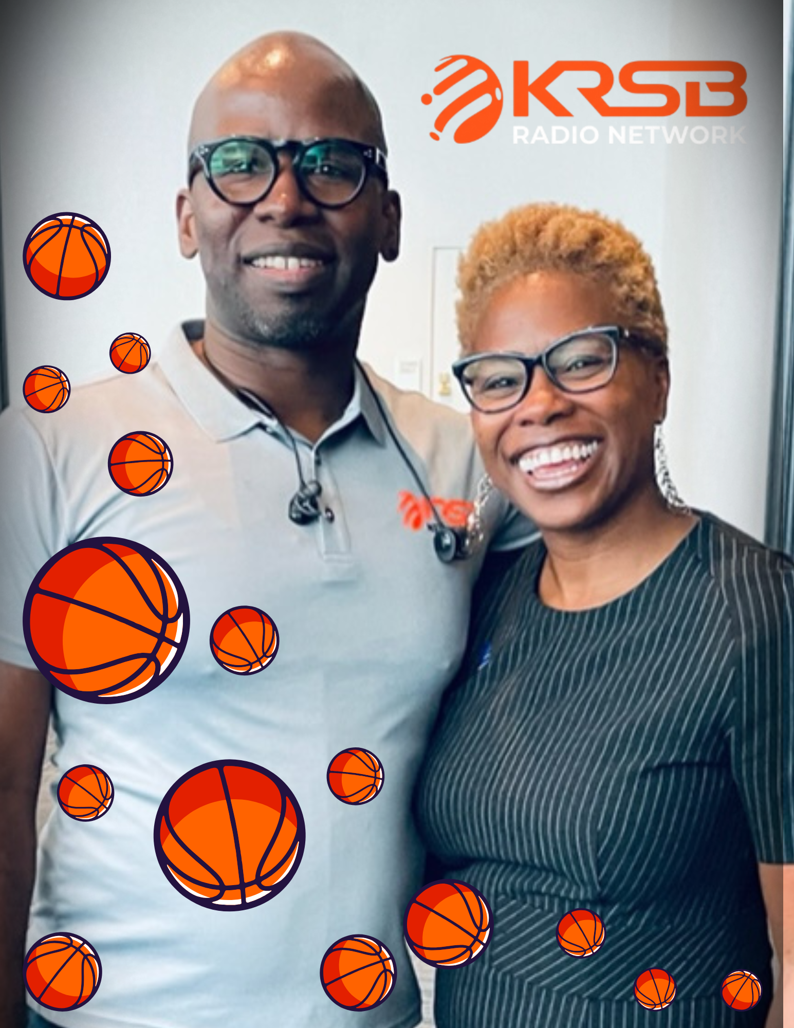 KRSB PRESSBOX SETUP 2019. FROM THE HOCKEY BOX AT THE NOFOLK SCOPE.