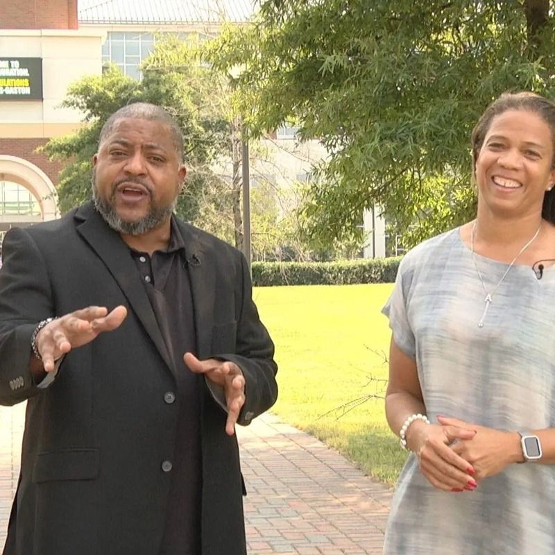 UNCLE RELL INTERVIEWING APRIL HOLMES. TWO KRSB NETWORK LEGENDS