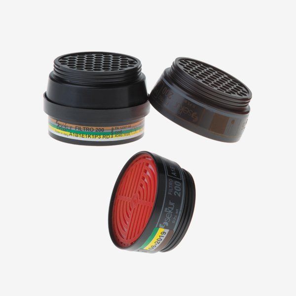 filtri per maschere per inquinanti