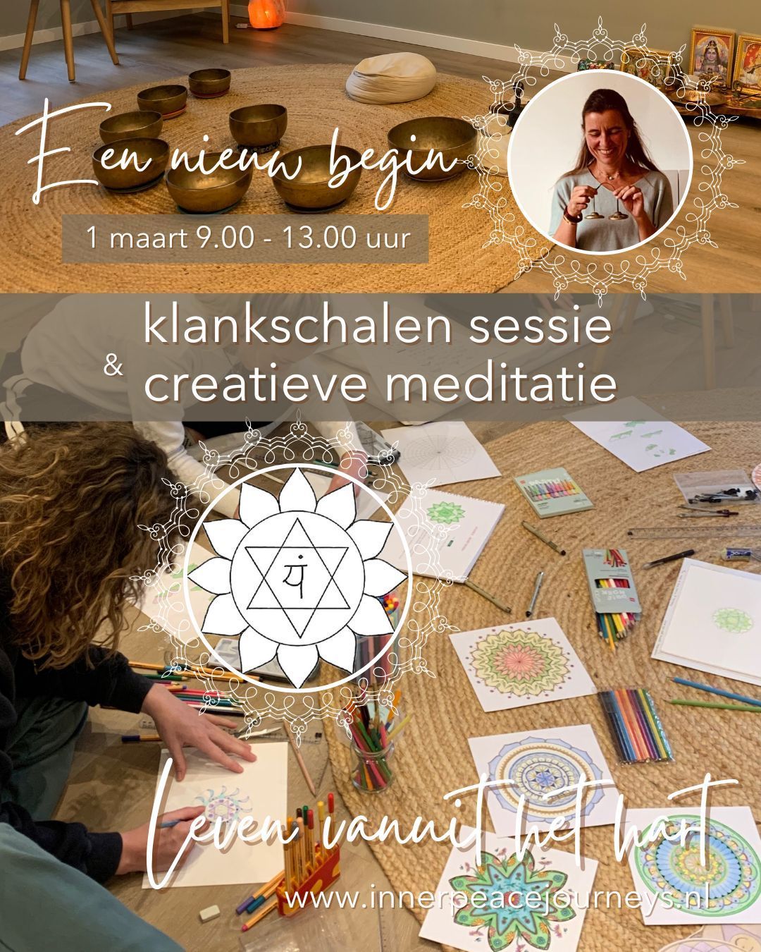 Peace starts within, soundhealing with Himalayan Singing Bowls