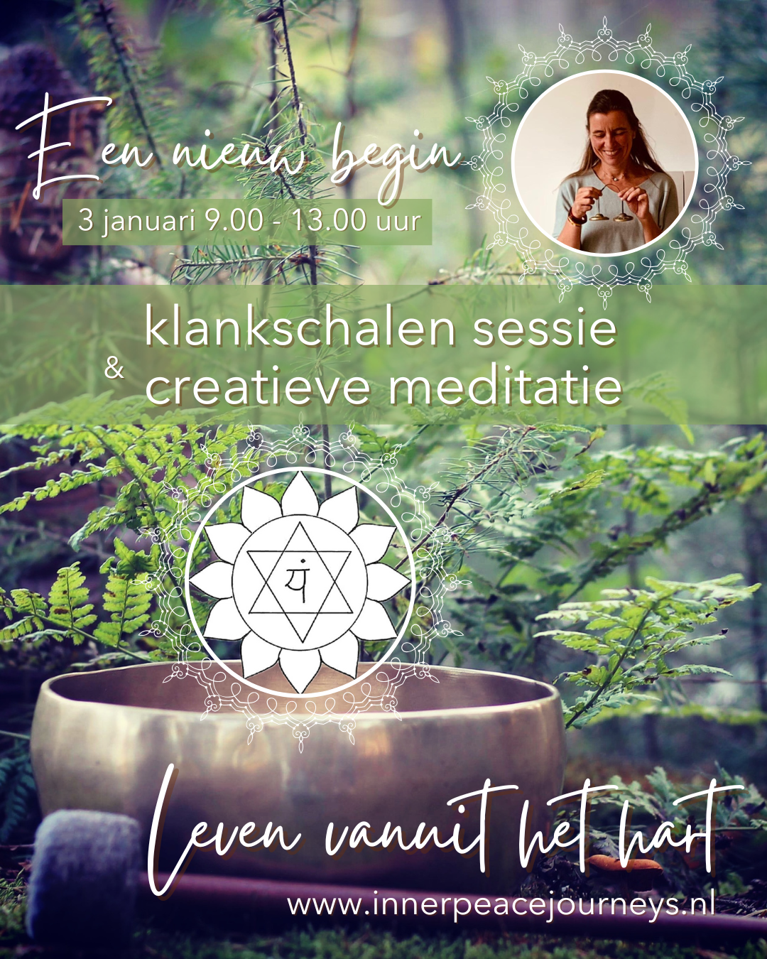 Peace starts within, soundhealing with Himalayan Singing Bowls