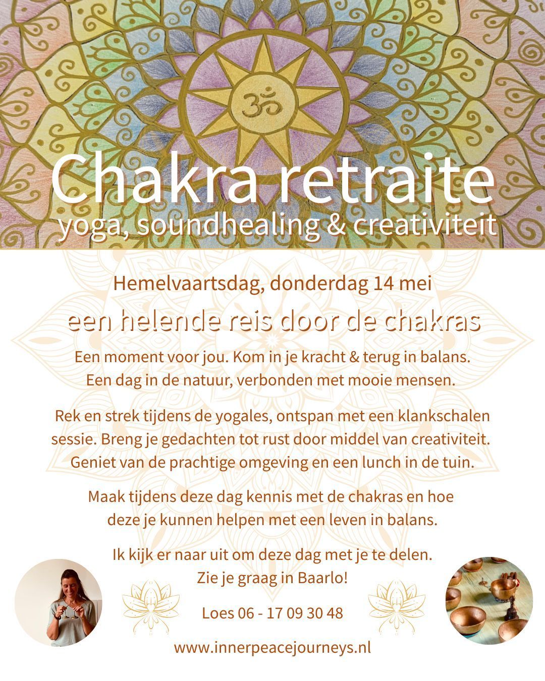 Peace starts within, soundhealing with Himalayan Singing Bowls