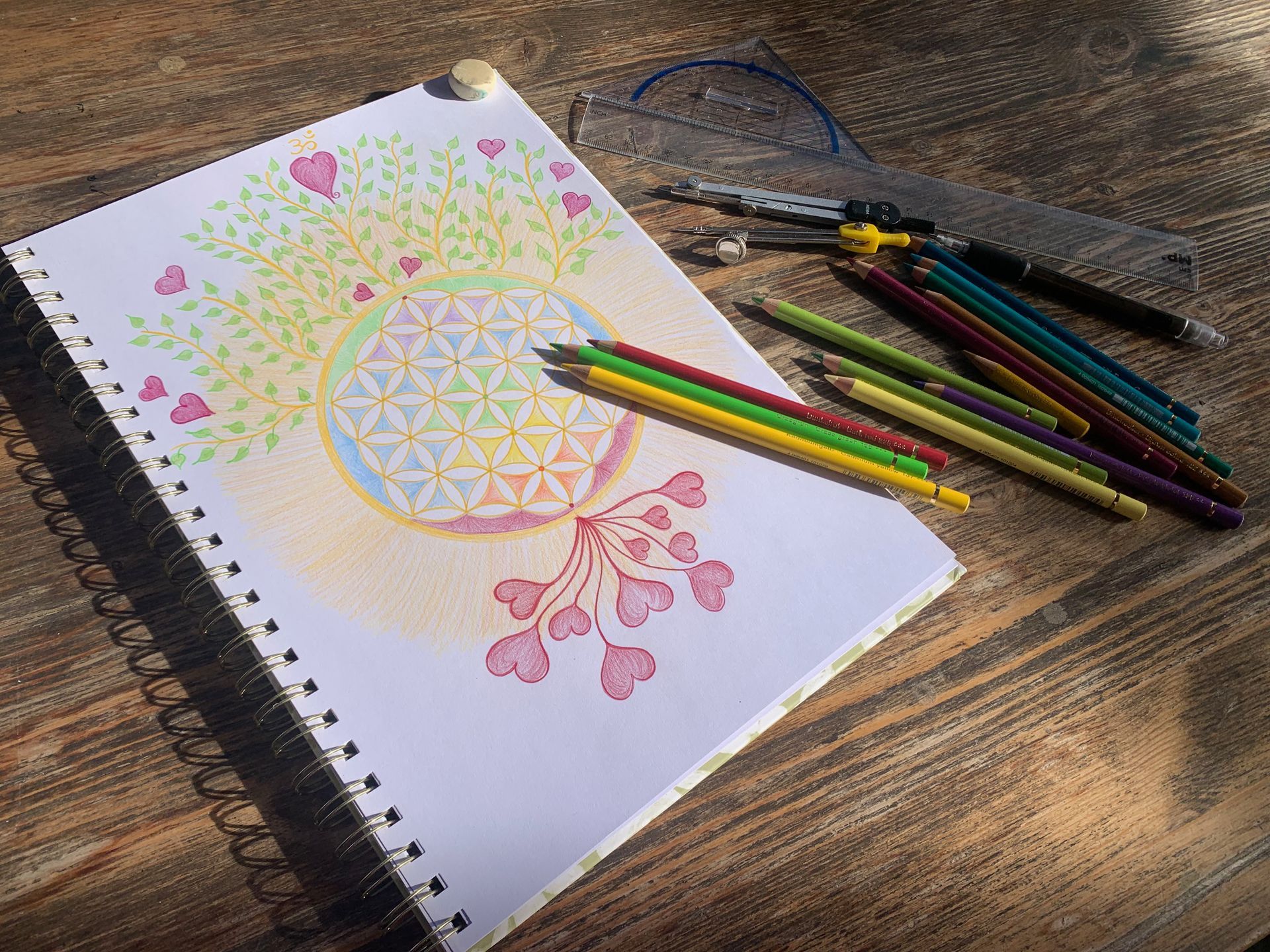 Mandala Art, Sacred geometry, Flower of life