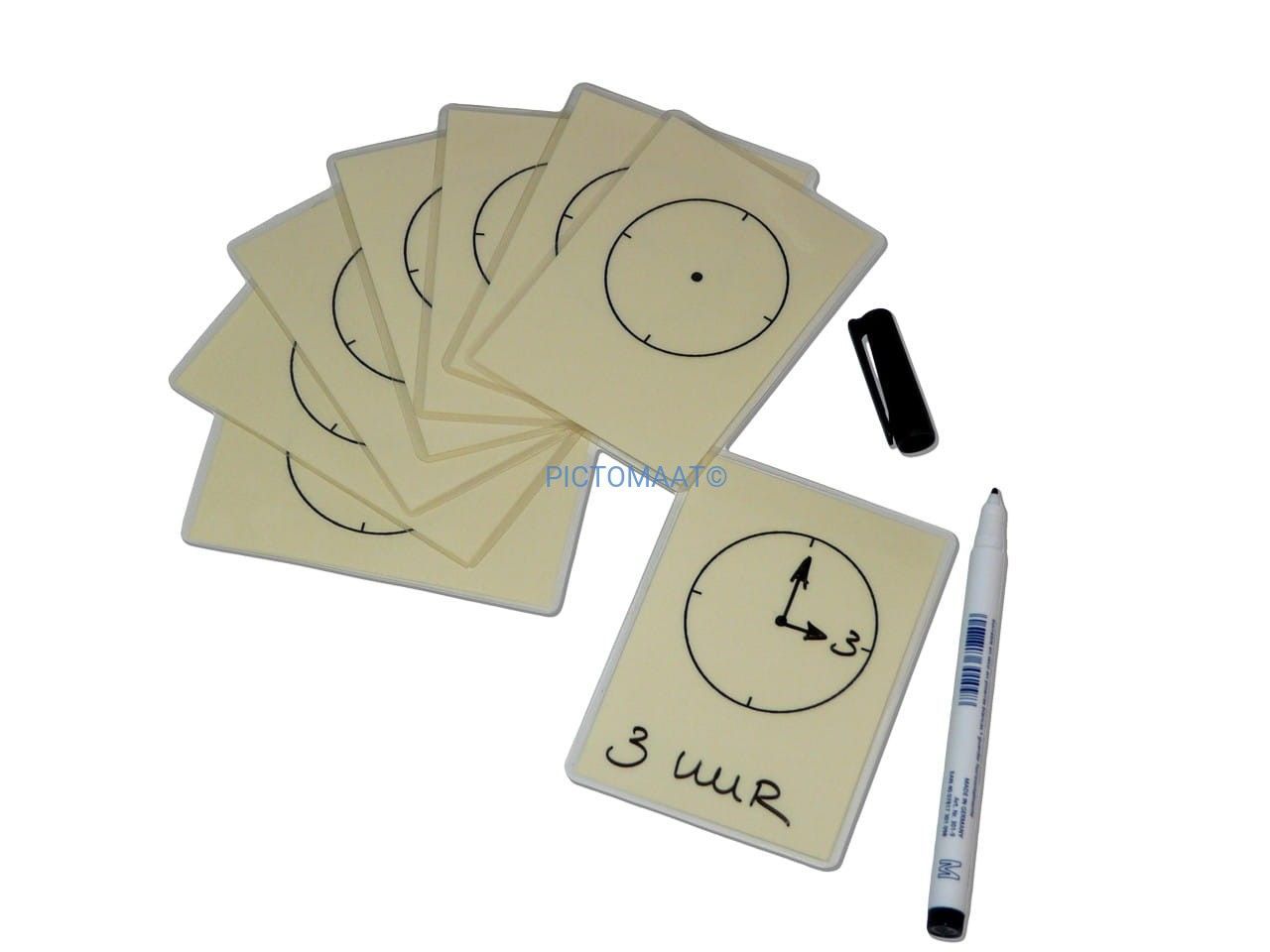 Klokjes (analoog) beschrijfbaar