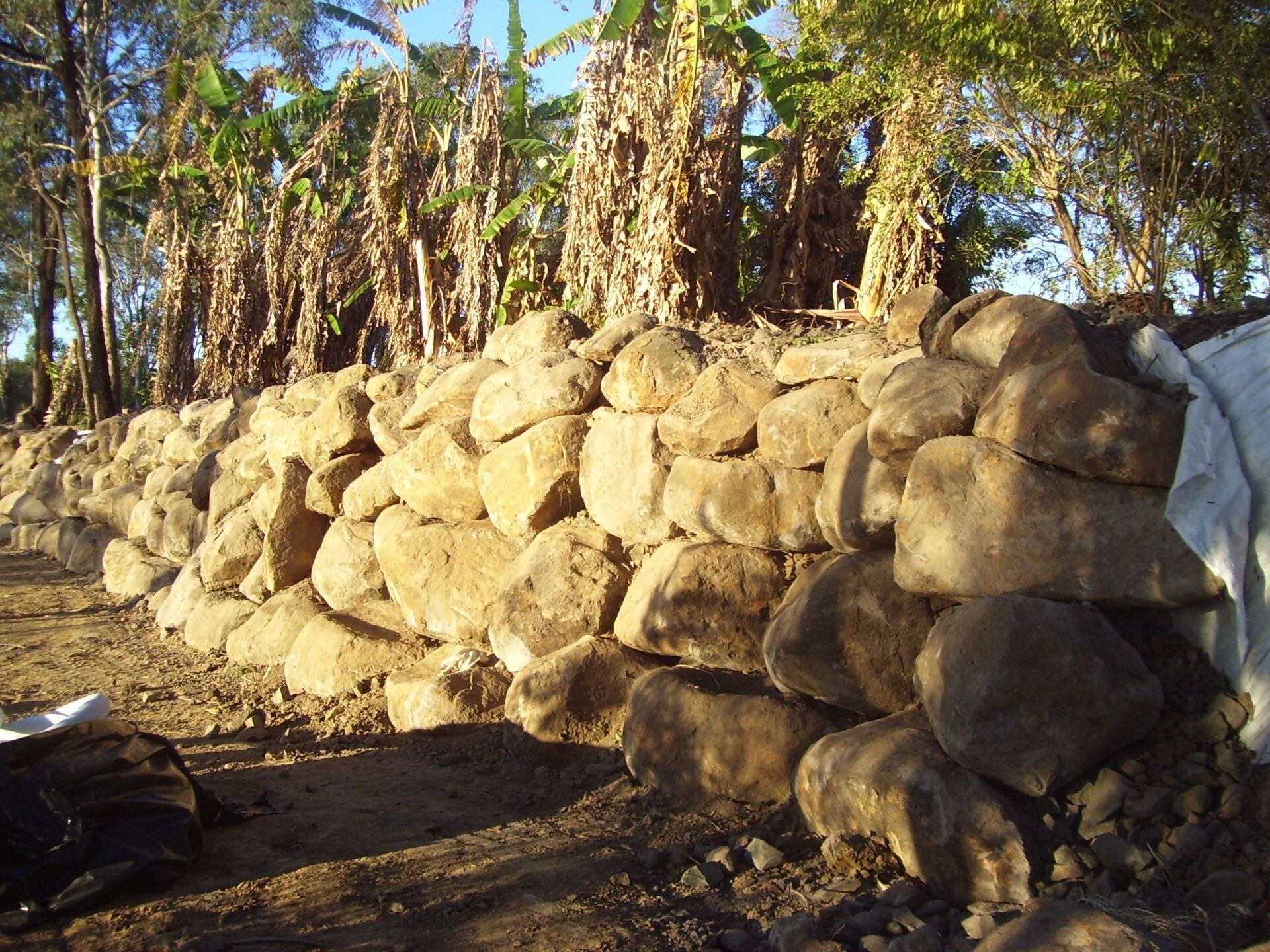 Rock Wall In Sunset — A1 Rock This City Truck & Dog Hire In Good Night QLD