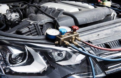 Internal parts of a car