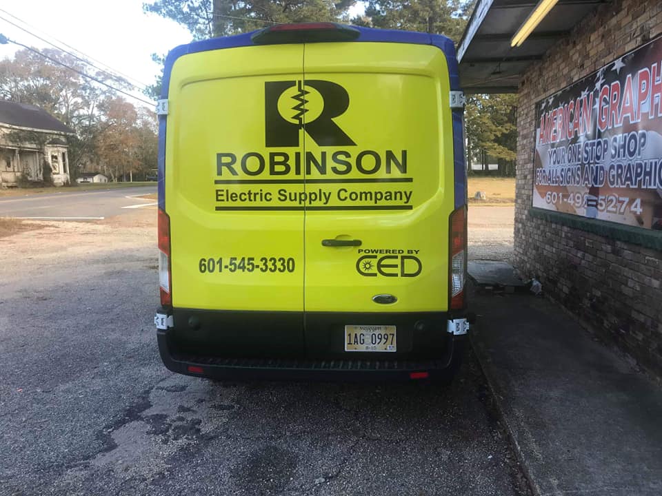 Robinson Electric Supply Company vehicle wrap