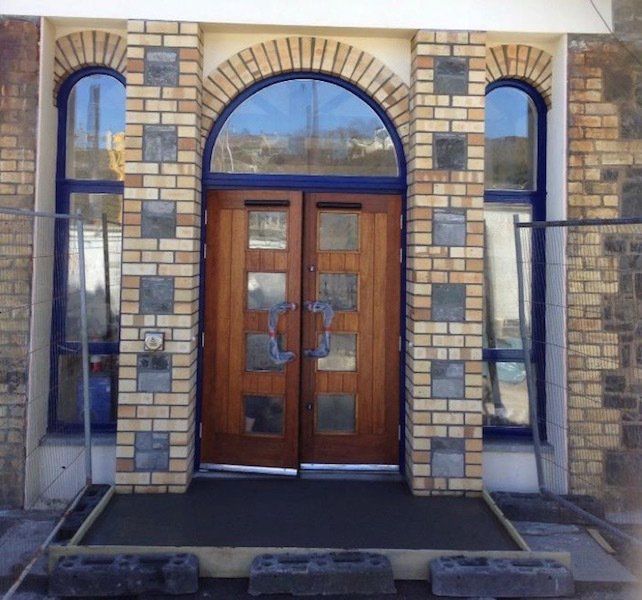 Entrance construction by Joe Phillips & Son Builders Stranraer