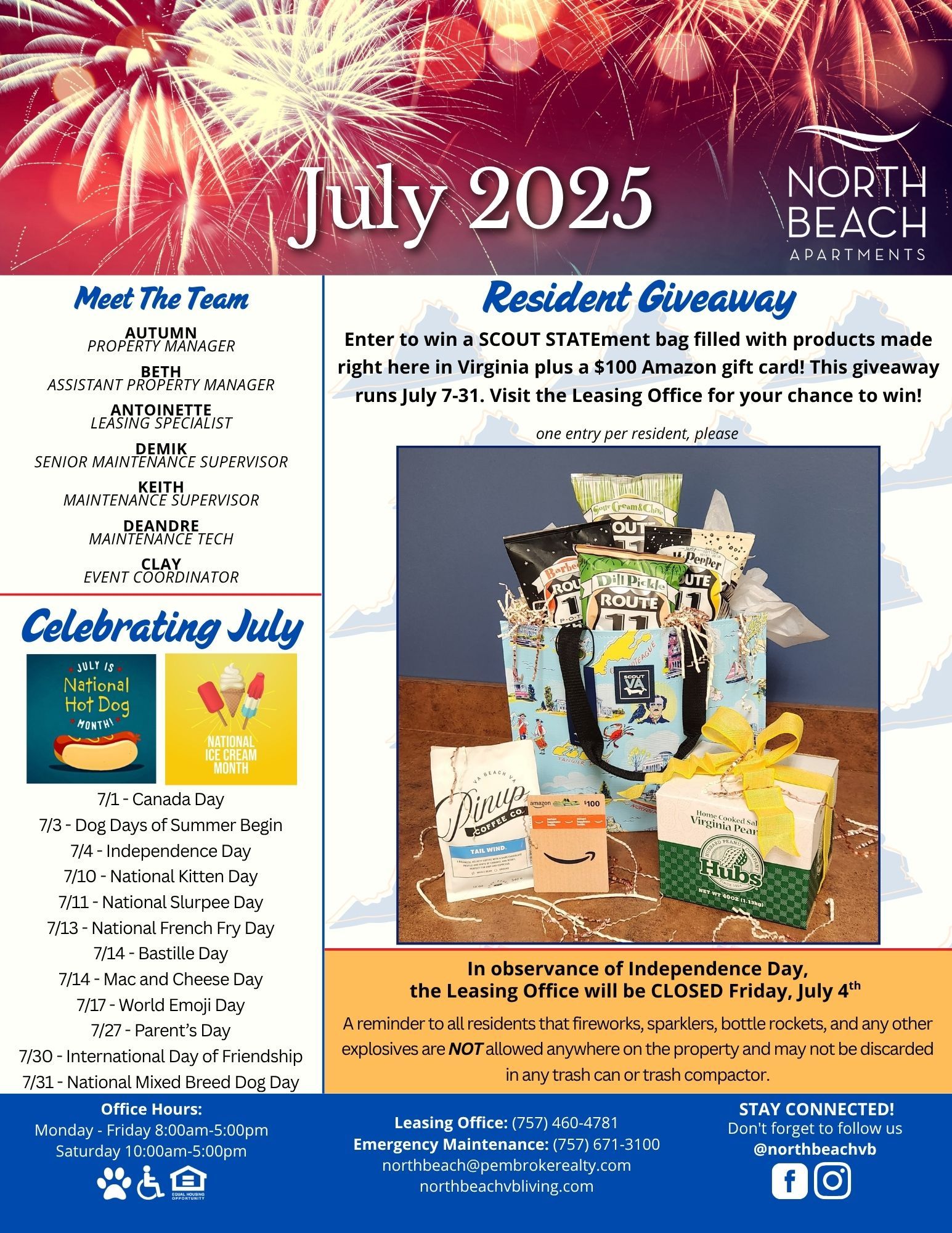 July 2025 Resident Newsletter