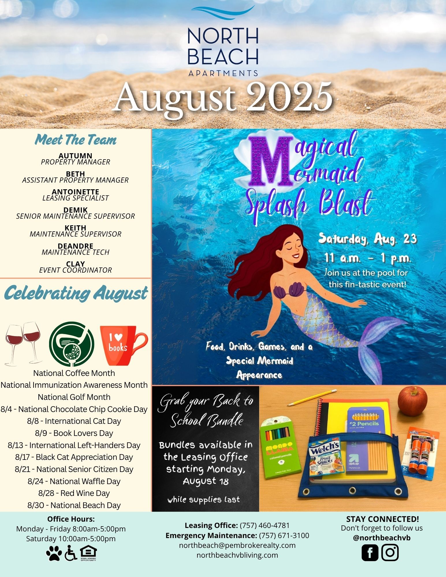August 2025 Resident Newsletter
