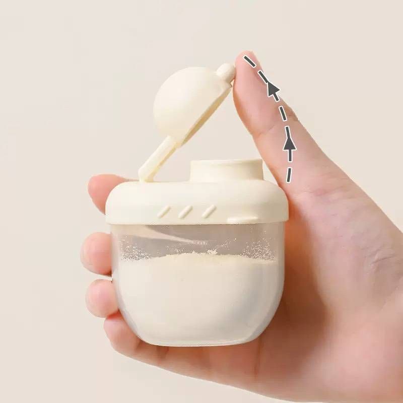 3115小工具｜3BOSSWU｜70ml翻蓋【寬口】小鴨鴨粉末pp分裝隨身瓶｜粉末｜蛋白質粉分裝｜ 奶粉分裝｜分裝試用品行銷