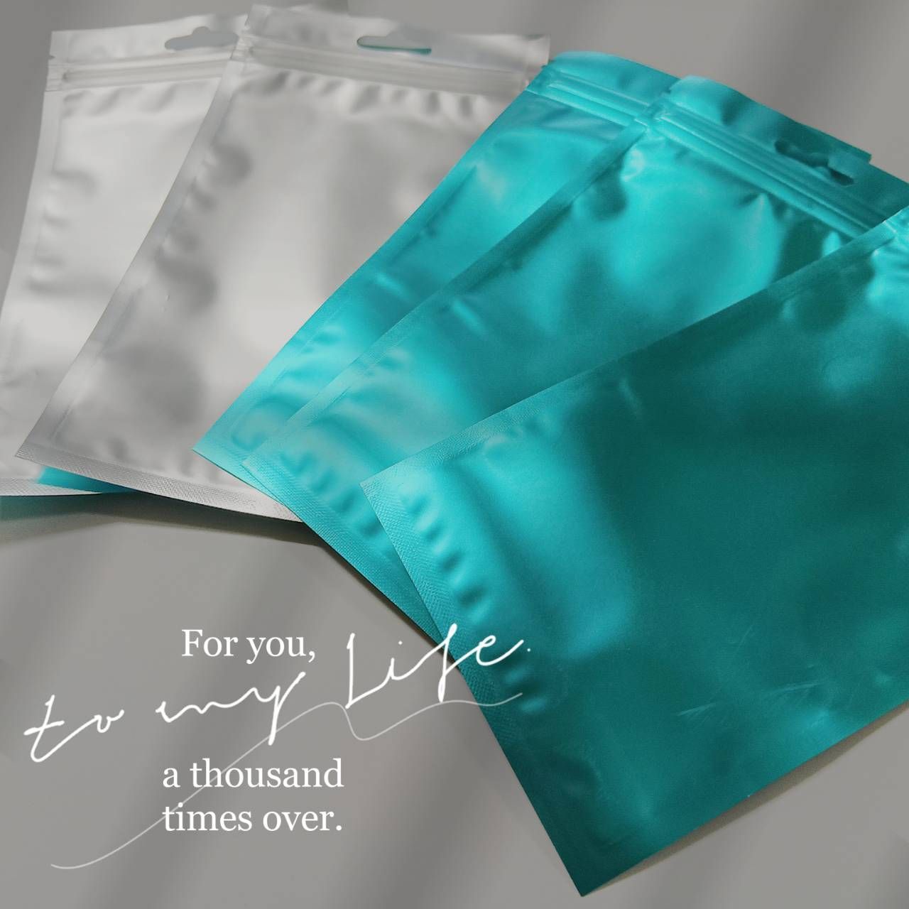 1651-3BOSSWU 蒂芬妮藍 /  雷射多花色    夾鏈袋    全館滿千免運