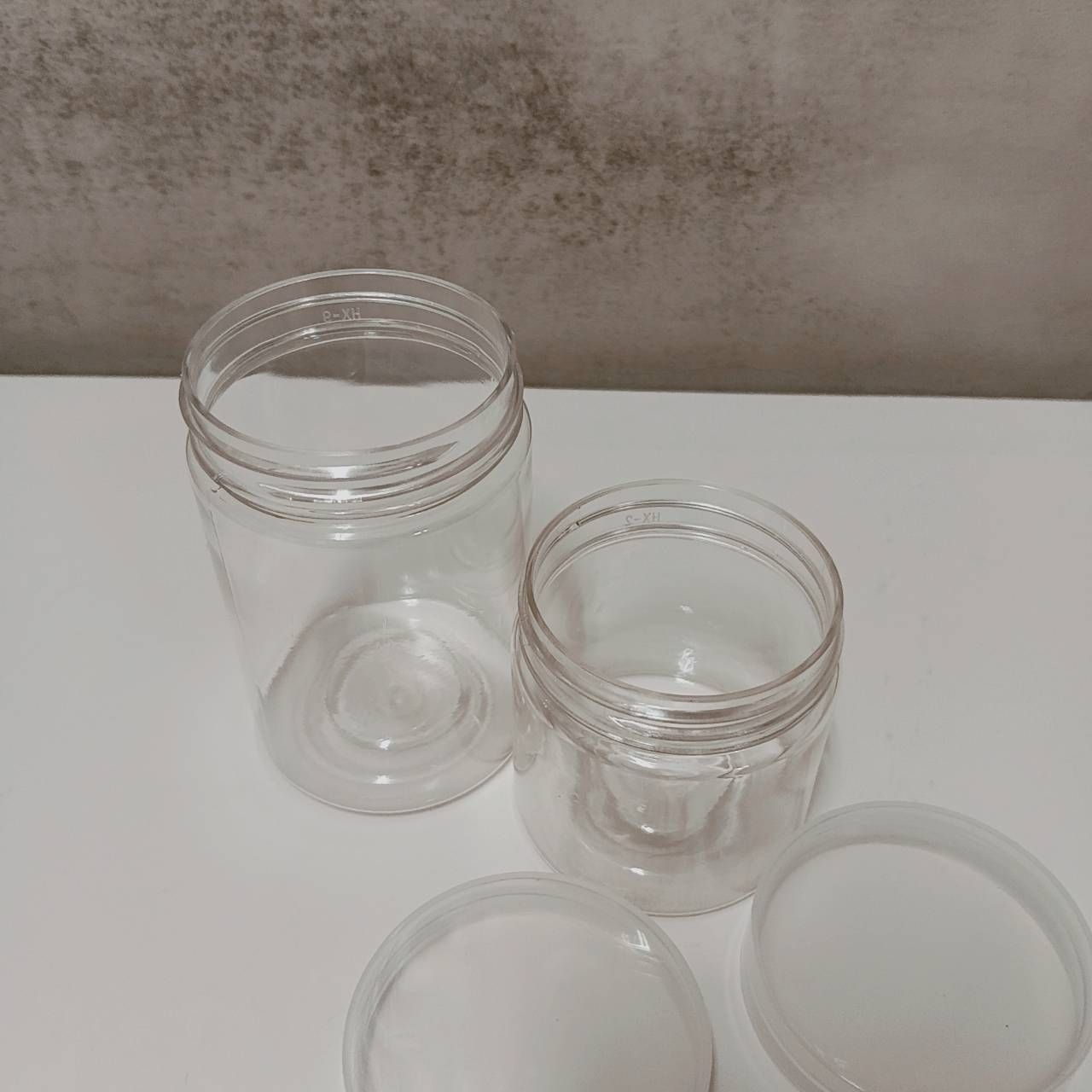 3BOSSWU｜轉蓋透明廣口分裝瓶｜可混裝粉末，錠狀膠囊｜小號5個一組/$90｜中號5個一組/$100