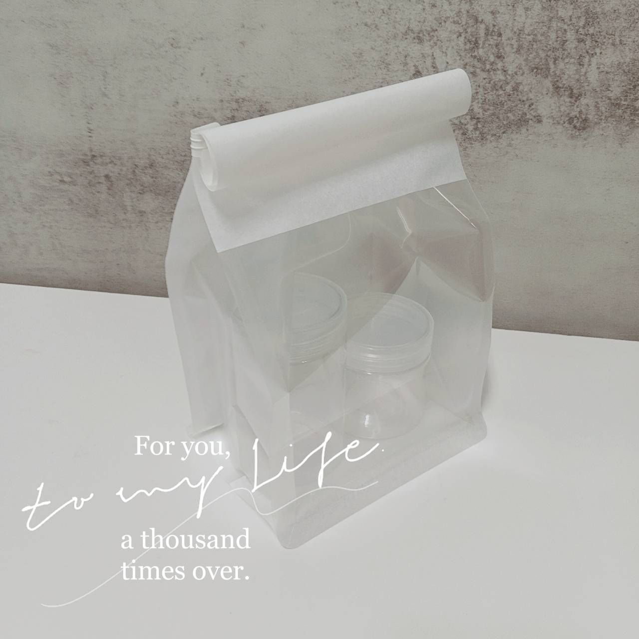 3BOSSWU｜INS風白鐵絲捲邊包裝分裝袋｜秤重因素 數量+-1張｜交換禮物包裝｜小號10張$70/大號10張$130