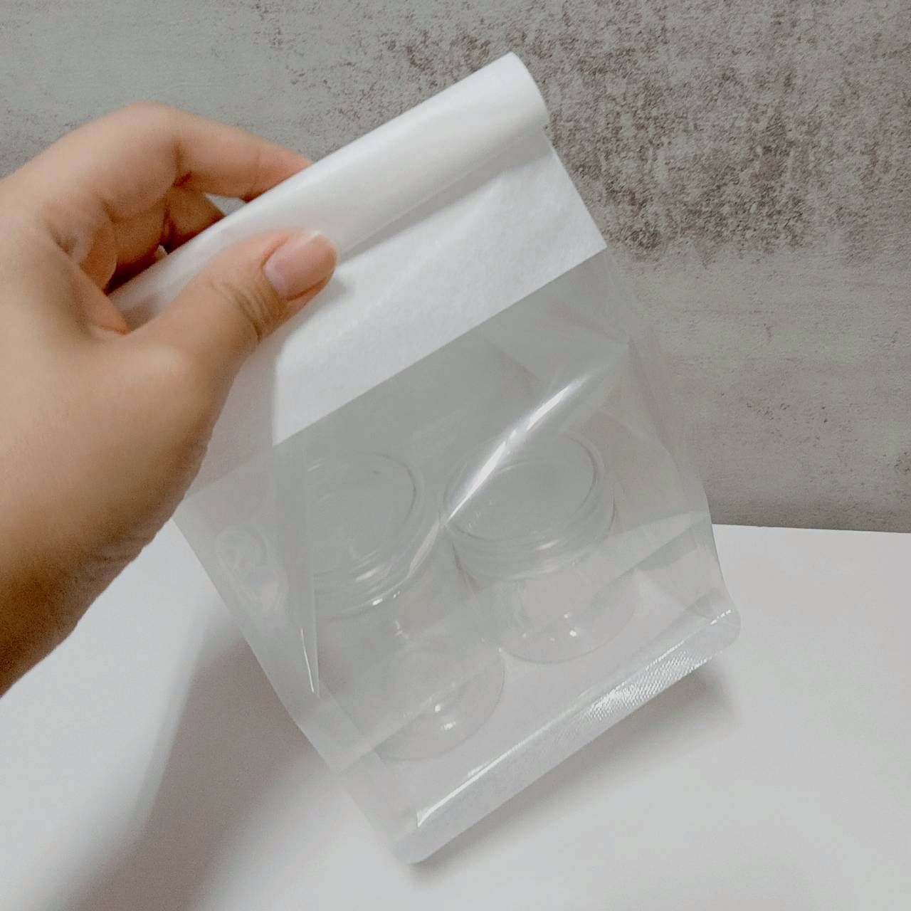 #2730小工具-INS風白鐵絲捲邊包裝分裝袋｜尺寸：8.5*21.5*7.5cm側寬｜秤重因素 數量+-1張|交換禮物包裝｜小號10張$70