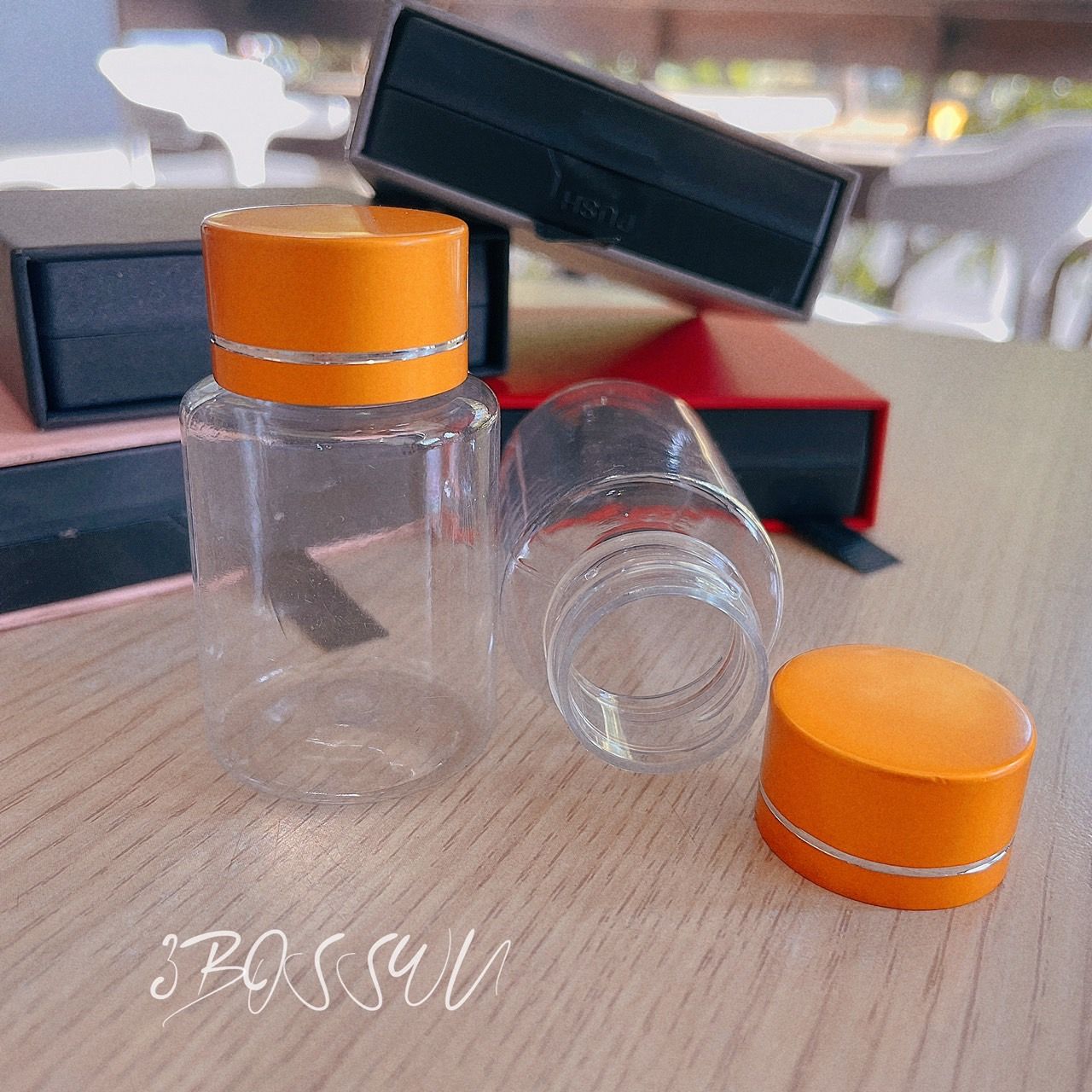 3bosswu小商品 | 50ML/30ML全開旋轉蓋膠囊瓶| 洗髮精｜沐浴乳｜身體乳｜錠狀瓶|試用品行銷分裝瓶|清潔分裝瓶|滿千免運|一組10支$95-$140